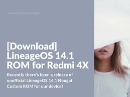 Download Lineageos 14 1 Rom For Redmi 4x Xiaomi Firmware