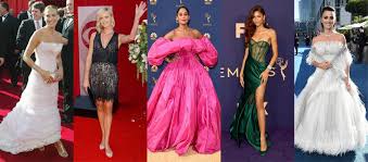 The 93 most daring dresses celebrities have ever worn. The Best Emmys Red Carpet Looks Blake Lively Sarah Jessica Parker And More Vogue