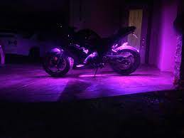 Motorcycle Bright Purple Accent Motorcycle Lights Motorcycle Led Lighting Purple Motorcycle