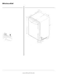 How to dismantle the inside of your kitchenaid dishwasher in order to clean out the drain filter and chopper and dislodge crud that may be causing a water ba. Kitchenaid Kdfe304dss Dimension Guide