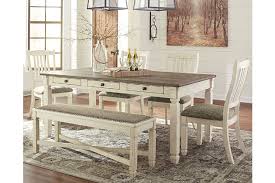 Beautiful ashley furniture formal dining room sets intercambioenlacesfo. Bolanburg Dining Table And 4 Chairs And Bench Set Ashley Furniture Homestore