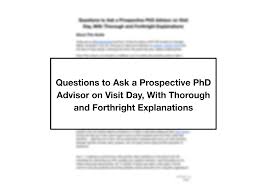 Do you have any suggestions for a mature applicant for phd program, who is older than most of targeted. Questions To Ask A Prospective Ph D Advisor On Visit Day With Thorough And Forthright Explanations Machine Learning Blog Ml Cmu Carnegie Mellon University