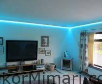 Gizli Isikli Led Aydinlatmali Asma Tavan 65 Modelleri Nasil Yapilir Urun Tasarimi Ev Icin Ic Mekan Fikirleri