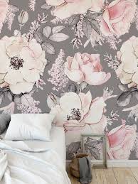 Black And White Floral Peel And Stick Wallpaper Peel And Stick Wallpaper Self Adhesive Wallpaper Removable Etsy Peel And Stick Wallpaper Self Adhesive Wallpaper Removable Wallpaper