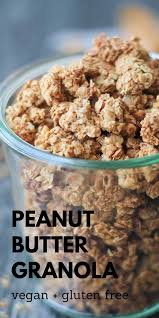 Peanut Butter Granola Ready In 30 Minutes And Just 6 Ingredients In 2020 Peanut Butter Granola Recipe Sugar Free Granola Granola Recipe Healthy