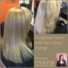 Short undercut with wavy hair. Colour Change By Laura Mokha Ladies Hairdressers Hair Salon Hamilton