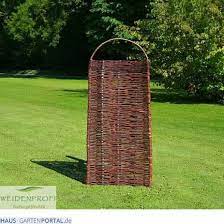 Von praktischem nutzen ist ein paravant ebenso im garten, auf dem balkon oder auf der terrasse. Sichtschutz Rankhilfe Deko Der Weidenflechtzaun Mit Rundbogen Spanische Wand Ist Perfekt Geeig Spanische Wand Weidenzaun Sichtschutz Weide