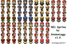 Re1 Sprites V1 0 By Doubleleggy Sprite Pixel Art Deviantart