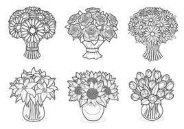 Disegno da ricamare ombrello pieno di fiori. Fiori Da Colorare Stampa Gratis Disegni In Pdf A4 In Bianco E Nero Gbr