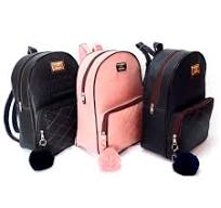 Kit 2 Bolsas Feminina Mochila Couro Atacado