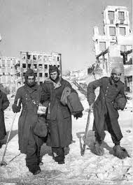 German prisoners of war in Stalingrad.