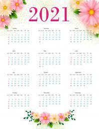 Kalender lengkap tahun 2021 beserta hari libur nasional dan cuti bersama berdasarkan keputusan bersama kementrian terkait. Gambar Kalemder Motif Bunga Thun 2021 Gambar Kalemder Motif Bunga Thun 2021 Diy Helpblog