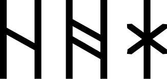 The difference between the two versions has been a matter of controversy. File Haglaz In Elder Anglo Saxon And Younger Futhark Svg Wikimedia Commons
