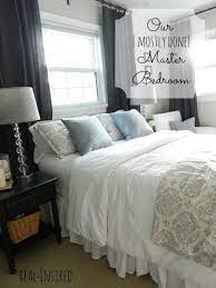 Our Mostly Done Master Bedroom Small Master Bedroom Bedroom Layouts Master Bedroom