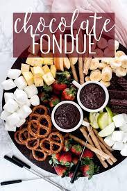 Chocolate Fondue Oh So Delicioso Recipe Chocolate Fondue Recipe Easy Fondue Dessert Fondue