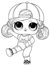 Printable coloring pages for kids. Lol Surprise Dolls Coloring Pages Print In A4 Format