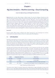 Bishop Pattern Recognition And Machine Learning 2006 Pdf Big Data Analytics Machine Learning Cloud Computing