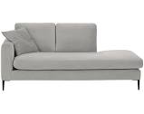 A fine constructed worn leather settee in the deco taste with carved arms and tack decorated. 625 00