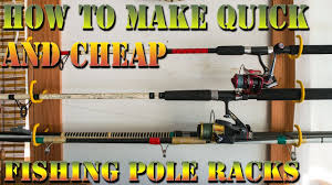 Looking for a rod blank for your next custom fishing rod? The 10 And 10 Minute Fishing Fishing Pole Rack How To Make Cheap And Quick Fishing Rod Rack Youtube