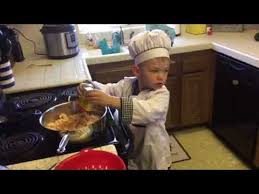 Cade Cooking Dinner Youtube