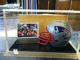 Football Card And Mini Helmet Display Case By Dedplastic On Etsy 24 99 Display Case Helmet Etsy