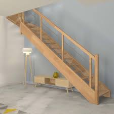 Escalier droit et quart tournant si la version droite reste un grand classique, l'escalier quart tournant sur mesure, de par sa forme en l demeure original. Escalier 1 4 Tournant Haut Contemporain En Bois Oeba