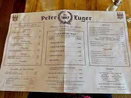 High quality cooking, worth a stop! Restaurant Review Peter Luger Steak House Brooklyn Ny Your Mileage May Vary