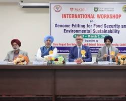 Image of Scientists collaborating with international researchers at Punjab Agricultural University