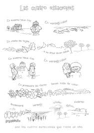 Four Seasons Song Poesia Para Ninos Estaciones Del Ano Primeros Grados