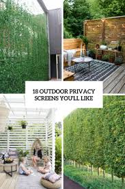 Backyard is the place where we rest ourselves after working along day. 18 Outdoor Privacy Screens You Ll Like Shelterness
