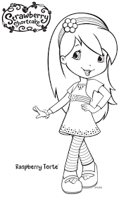 Strawberry Shortcake Raspberry Torte Coloring Page Png 316 494 Coloring Pages Strawberry Shortcake Coloring Pages Printable Coloring