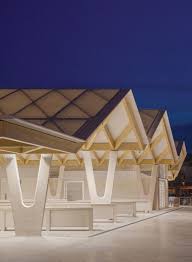 The Old Market Of This Coastal Town Is Restructured Under A New Open Porch Which Improve Architecture Design Concept Urban Furniture Design Public Space Design