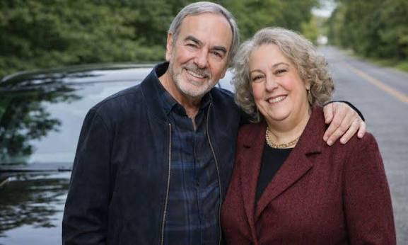 NeilDiamond et jayne posner plus âgé magnifique foto 🌸🔥💋🎶🌸😘🌿💎💎