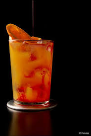 Le Texas Teq Une Variante De La Tequila Sunrise Recette Recette De Punch Boisson Alcoolisee Cocktail Sans Alcool