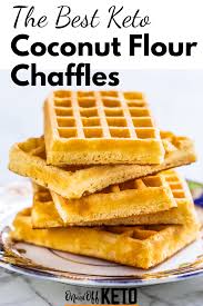Coconut Flour Chaffles In 2020 Recipes Using Coconut Flour Coconut Flour Desserts Coconut Flour Recipes