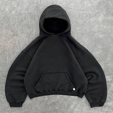 QYOURECLO Custom 450GSM Boxy Heavyweight Drop Shoulder Hoodie