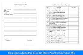 Maybe you would like to learn more about one of these? Buku Kegiatan Ramadhan Siswa Dan Materi Pesantren Kliat Tahun 2016 Teknologi Edukasi