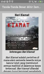 Tapi sebelum tibanya kiamat, 10 peristiwa aneh akan menyusul terlebih dahulu. Tanda Besar Terjadinya Hari Kiamat For Android Apk Download