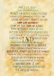 Golden Names Of God Names Of God Names Of Jesus Names Of Christ