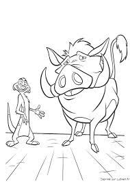 Dans la savane africaine tous les animaux de la terre des lions se sont réunis pour célébrer la naissance du prince des jolis coloriages. Timon Presente Pumbaa Est Un Coloriage Du Roi Lion Coloriage Disney Coloriage Coloriage Le Roi Lion