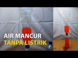 Cara membuat pompa udara aquarium sederhana/aerator dari barang bekas. How To Make Fountains Without Electricity From Plastic Bottles And Plastic Hoses By Hasnah Kamilah