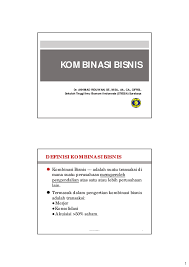 Kombinasi bisnis merupakan penyatuan 2 (dua) atau lebih usaha yang secara ekonomi bertujuan untuk mencari keuntungan dimana satu perusahaan memperoleh hak pengendalian atas perusahaan lainnya. Pdf Definisi Kombinasi Bisnis Wahyu Kencono Academia Edu