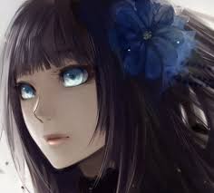 Black And Blue Eyes Anime Pin On Anime