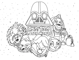 Desenhos para colorir do homem aranha preto. Desenho De Angry Birds Star Wars Para Colorir Tudodesenhos
