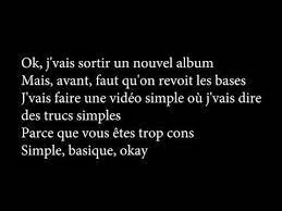 Simple Basique Orelsan Paroles Youtube Paroles officielles ♪ basique ♪. youtube