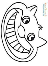 coloriage du chat d alice un au pays des merveilles tete a modeler theme harry potter