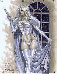 pin on emma frost is one bad chick
