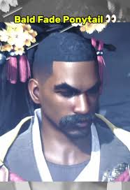 Bald Fade ft. The Ponytail🔥 #monsterhunter #monsterhunterwilds  #fashionhunter #mhw #mhwilds #gaming #gamer #ps5 #playstation5 #tyllau