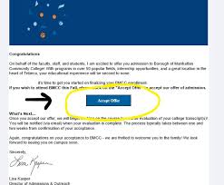 How to write job offer acceptance letter. How To Accept Your Bmcc Admission Offer In 4 Clicks Or Less The Bmcc Futurepanther Blog