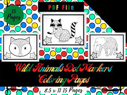 In dos, windows, and os/2 systems, the dot i. Wild Animals Dot Markers Coloring Pages For Kids Coloring Sheets Pdf Printable Teaching Resources